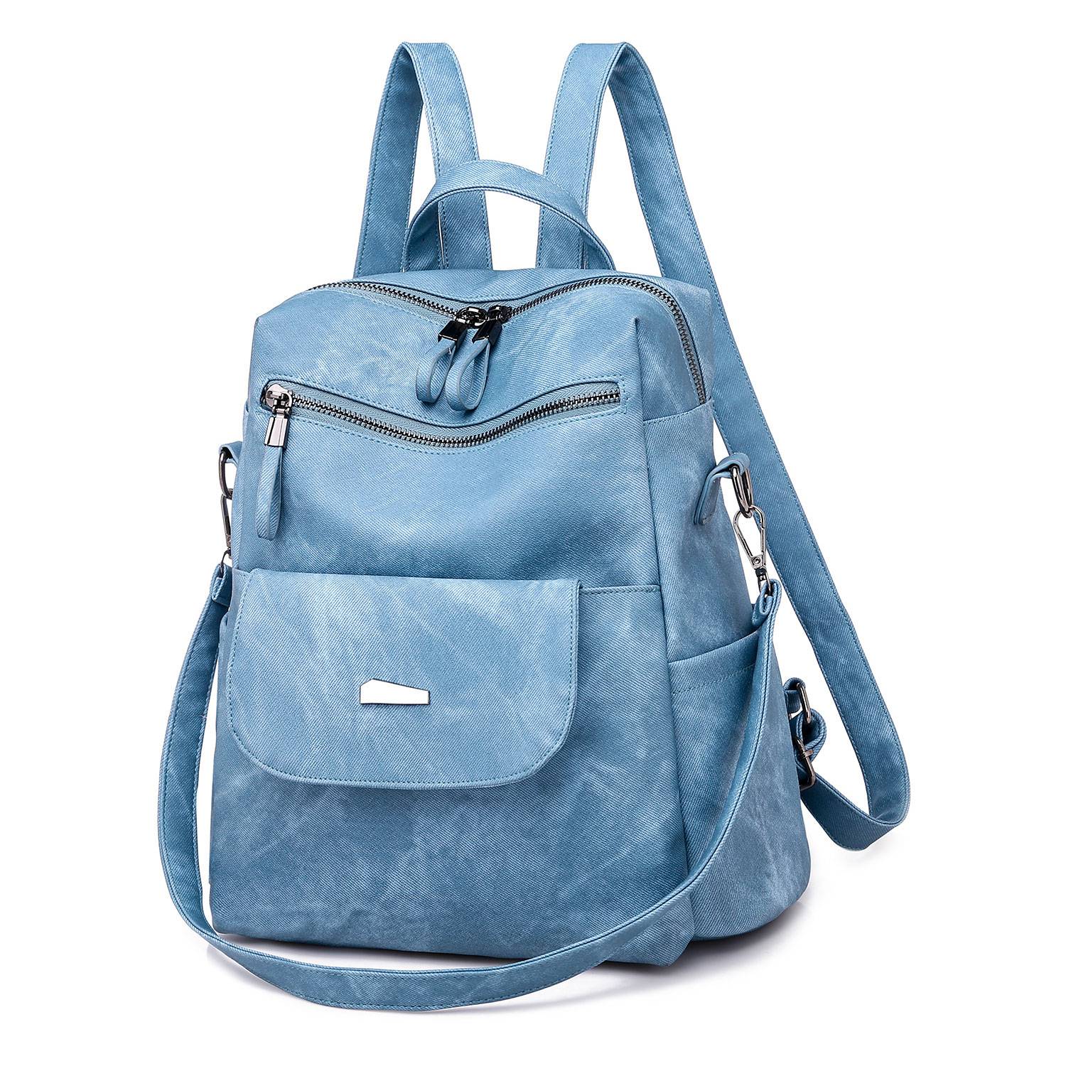 Small women's backpack with water bottle holder sale